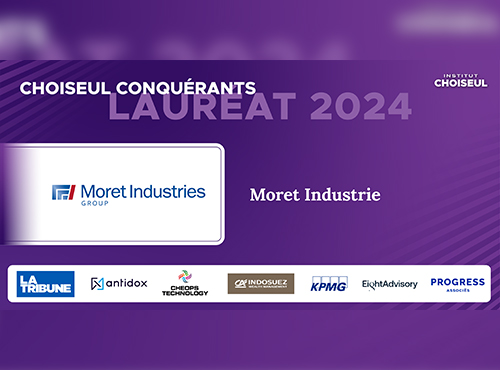 Moret Industries, winner of the Choiseul Conquerants 2024 ranking